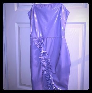 Vinyl Bodycon Dress